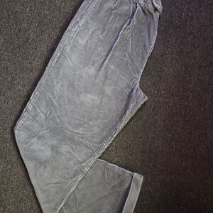 Men's Gray Corduroy Pants